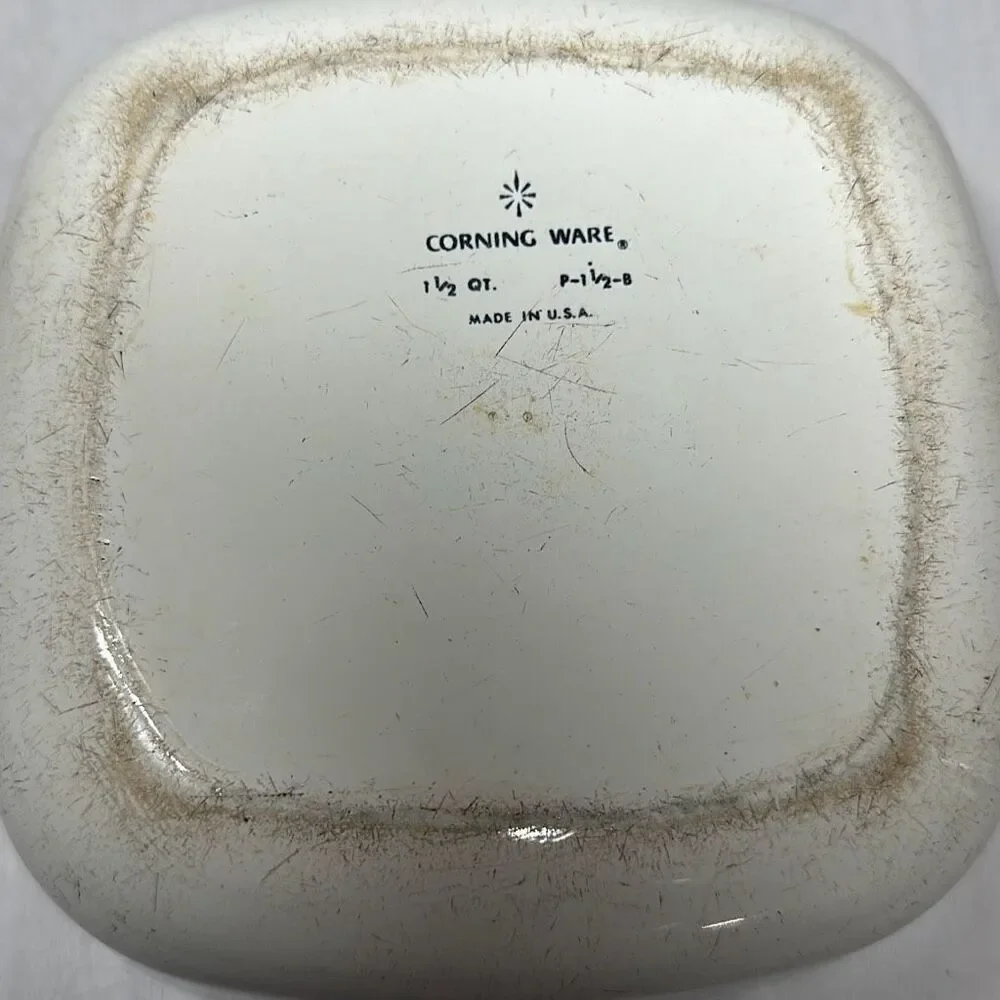 Corning Ware Blue Cornflower 1 Quart Casserole‎ Dish and 1 1/2 QT P-11/2-B